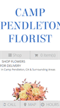 Mobile Screenshot of pendletonflowershop.com